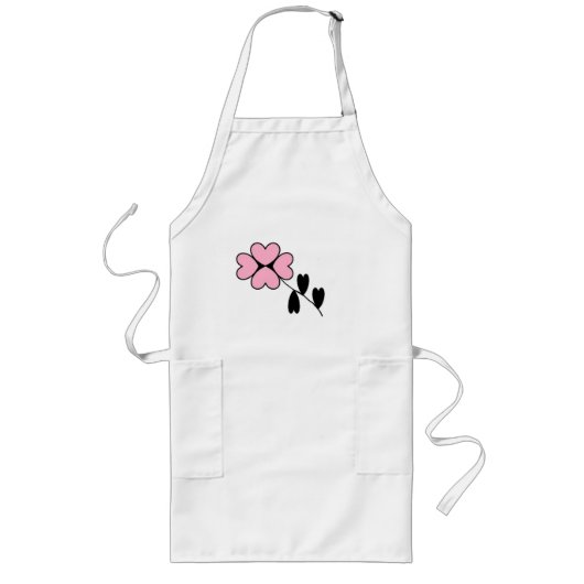 PINK HEART FLOWER LANG SCHORT (Voorkant)