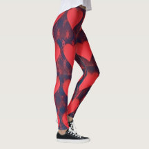Pink Heart Leggings beroemd gemaakt door HAS Jewel