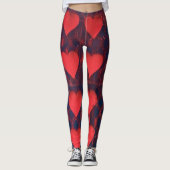 Pink Heart Leggings beroemd gemaakt door HAS Jewel (Voorkant)