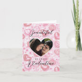 Pink Heart Lollipops-Valentijn Feestdagen Kaart (Voorkant)