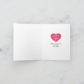 Pink Heart Lollipops-Valentijn Feestdagen Kaart (Binnen)