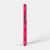 Pink Heart Love Eiffel Tower Paris Samsung Galaxy Hoesje (Rechterkant)