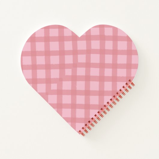 Pink Heart Shaped Notitieboek (Achterkant)