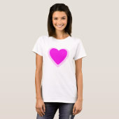 PINK HEART T-SHIRT (Voorkant volledig)