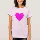 PINK HEART T-SHIRT (Voorkant)