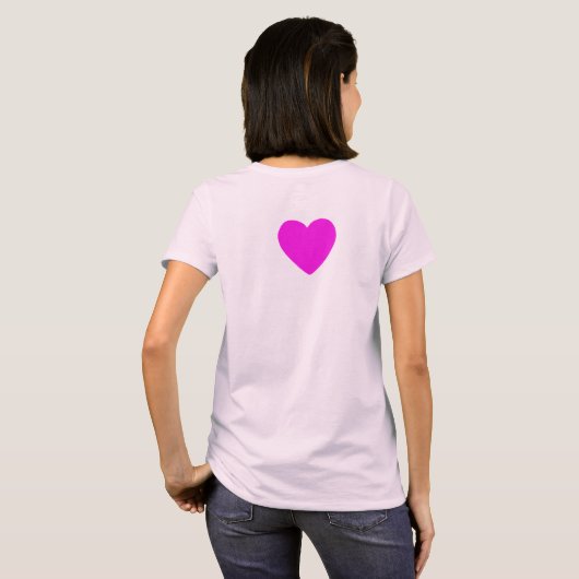 PINK HEART T-SHIRT (Achterkant volledig)