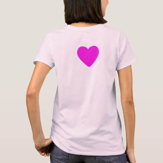 PINK HEART T-SHIRT (Achterkant)