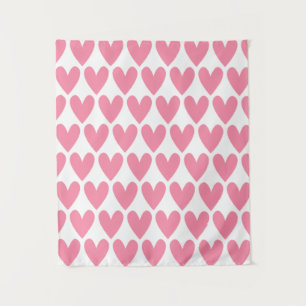 Pink Heart Wandkleed