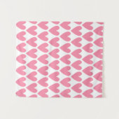 Pink Heart Wandkleed (Voorkant (horizontaal))