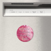 Pink Hearts and Diamonds HDIGEBTT? Magneet (Insitu (Vaatwasser))