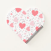 Pink hearts and piggy notitieboek (Achterkant)