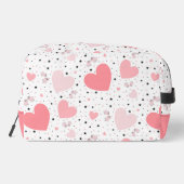 Pink hearts and piggy toilettasje (Achterkant)