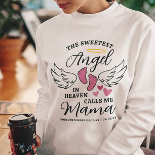 Pink Hearts Angel noemt me moeder verlies van doch T-shirt