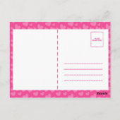 Pink Hearts - Dankjewel Card Briefkaart (Achterkant)