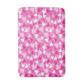 Pink Hearts Design for Breast Cancer Awareness Badmat (Voorkant Verticaal)