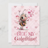 Pink Hearts Galentine's Day Best Friend Card Feestdagenkaart (Voorkant)