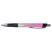 Pink Hearts Gepubliceerd Romance Auteur Quote Pen (Bodem)
