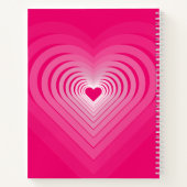 Pink Hearts Notitieboek Gift (Achterkant)