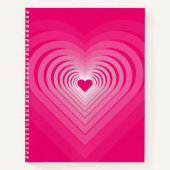 Pink Hearts Notitieboek Gift (Voorkant)