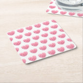 Pink Hearts Onderzetters (Schuin)