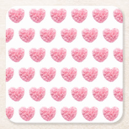 Pink Hearts Onderzetters