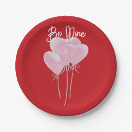 Pink Hearts Papieren Bordje