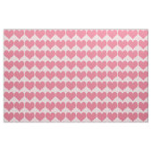 Pink Hearts Pattern Stof (Fat Quarter)