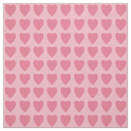 Pink Hearts Pattern Stof