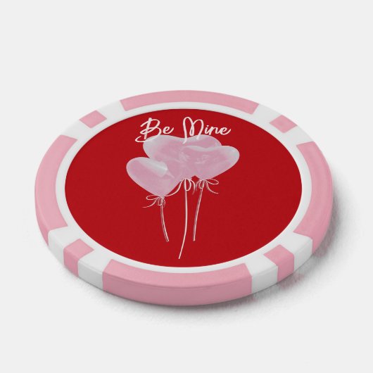 Pink Hearts Poker Chips (Enkel)