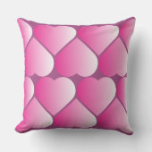 Pink Hearts-Sierkussen Kussen (Voorkant)