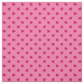 Pink Hearts Stof (Swatch)