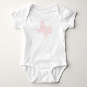 Pink Hearts Texas Romper