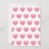 Pink Hearts Vakantie Kaarten (Voorkant)