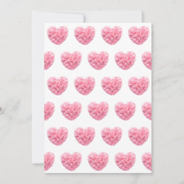 Pink Hearts Vakantie Kaarten