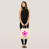 PINK HEARTS Valentijnsdag Tote Bag (Voorkant (model))