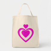 PINK HEARTS Valentijnsdag Tote Bag (Voorkant)