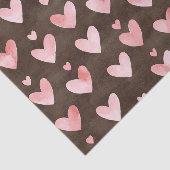 Pink Hearts-verjaardag Tissuepapier (Detail)