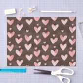 Pink Hearts-verjaardag Tissuepapier (Craft)