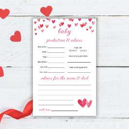 Pink Hearts voorspellingen spel Flyer