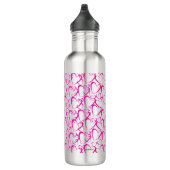 Pink Hearts Water Bottle Waterfles (Rechts)
