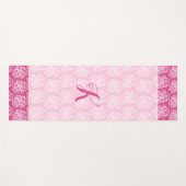 Pink Henna Flowers Yoga Mat (Voorkant (horizontaal))
