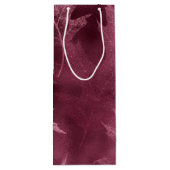 PINK HERFST AUTUMN LEAVES WIJN CADEAUTAS (Achterkant)