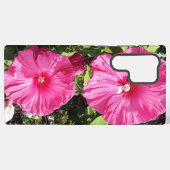 Pink Hibiscus Flower Phone Case Samsung Galaxy Hoesje (Achterkant horizontaal)