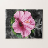 Pink Hibiscus Foto Legpuzzel (Horizontaal)