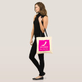 Pink high heel shoes girls, weekends tote bag (Voorkant (model))