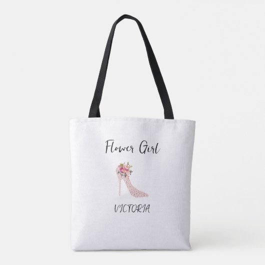 Pink High Heels Bridal Shower Tote Bags Tote Bag (Achterkant)