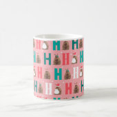 Pink Ho Ho Ho Armadillo Koffiemok (Center)