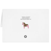 Pink Holiday Horse (Achterkant Horizontaal)