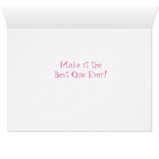 Pink Holiday Horse (Binenzijde Horizontaal (Onderkant))