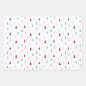 Pink Holiday Wrapping Paper Sheets (Voorkant)